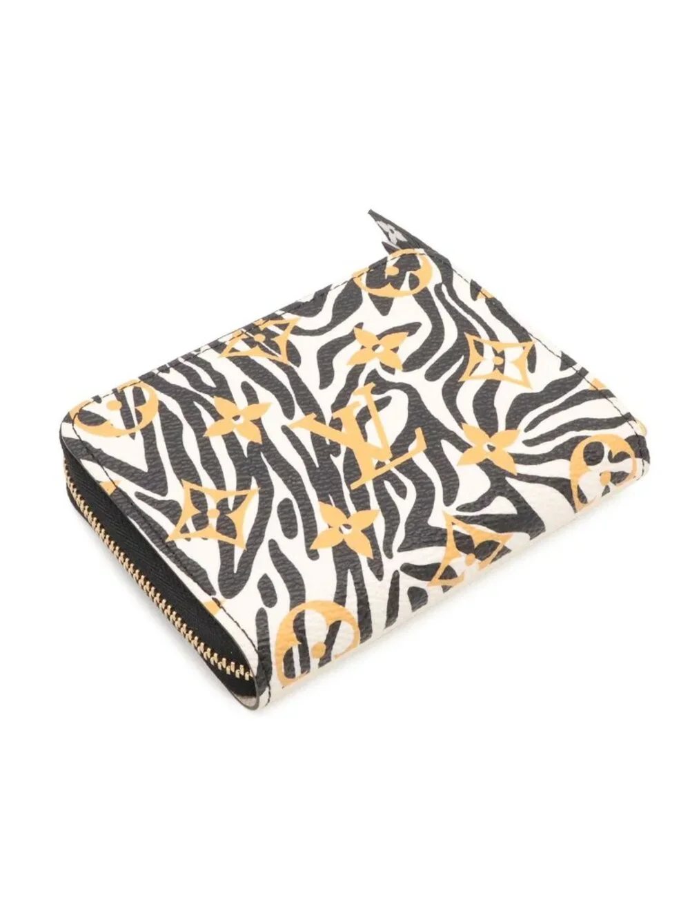 Louis Vuitton Monogram Jungle Zippy Coin Purse Zip Around Ivoire